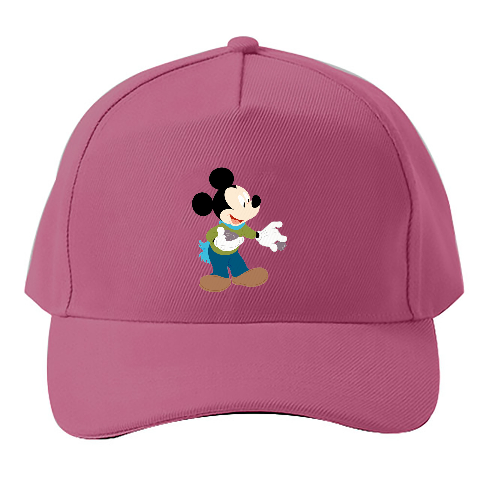 （画像用） ミッキーマウス Mickey Mouse ベースボールキャップ 綿100％ 男女兼用 帽子 スポーツ